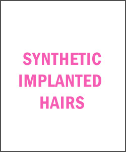 Synthetic implanted only avable for silicone dolls